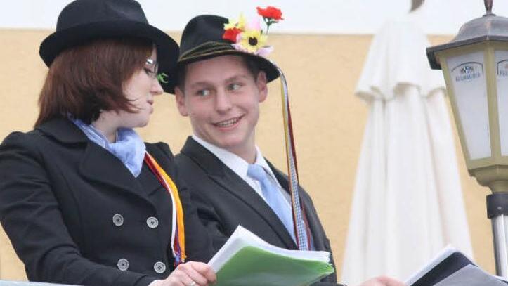 Lena Schmitt und Nico Böhm schwangen die Reden. Fotos: privat