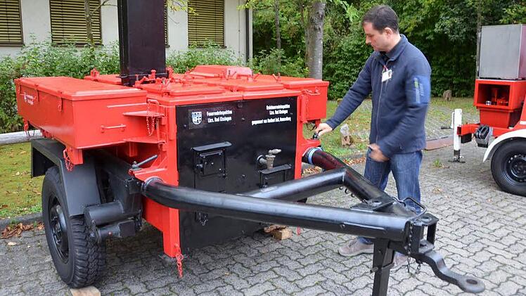 Großübung der Feuerwehr Notfallkontingente Foto: Peter Rauch