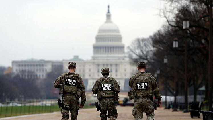 US-Nationalgarde patrouilliert in Washington