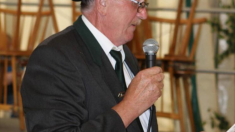Zweiter Schützenmeister Ludwig Stumpf Foto: Michael Wunder
