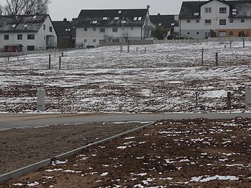 45 Parzellen können im Wohngebiet Am Behälterberg in Niederndorf bebaut werden.  Fotos: Bernhard Panzer