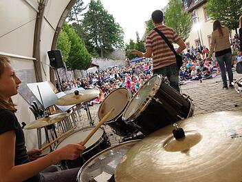 Die Rockband der Hammelburger Realschule. Foto: Arkadius Guzy