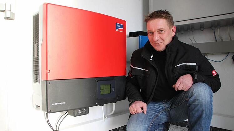 Dort laufen die Daten ein. Heino Martin ist... Foto: Ulrike Müller