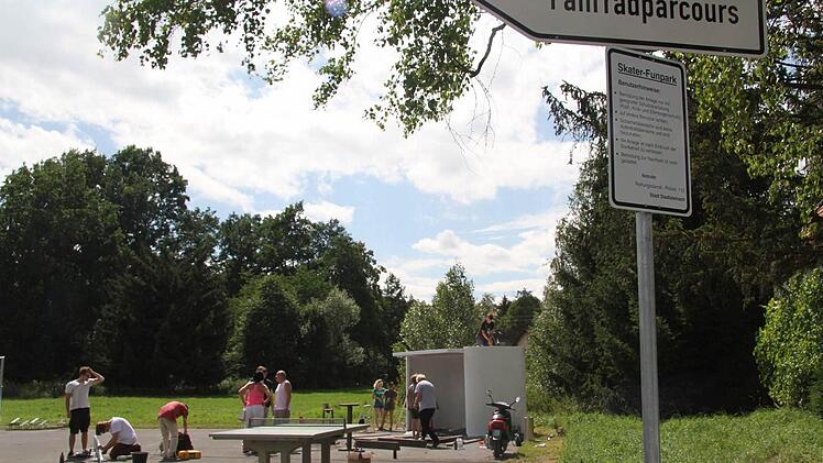 Die Skateranlage soll zu einer Attraktion für Kids aller Altersgruppen werden. Foto: Sonja Adam