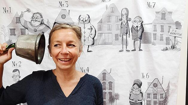 Meike Haas (Bild) war zusammen mit den anderen Isar-Autorinnen Nina M&uuml;ller und Anja Janottag zu Gast in der Stabi.
