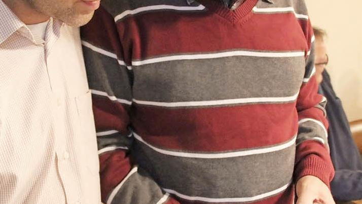 Bürgermeister Jochen Steppert aus Neubrunn (links) und sein Stellvertreter Robert Muckelbauer aus Kirchlauter. Foto: Ralf Kestel