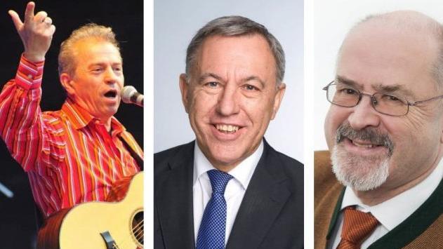 Menschen der Woche: Günther Sigl von der Spider-Murphy-Gang (links), Sport-Fanatiker Wolfgang Gremmelmaier (Mitte) und der CSU-Landtagsabgeordnete Jürgen W. Heike.CT-Archiv