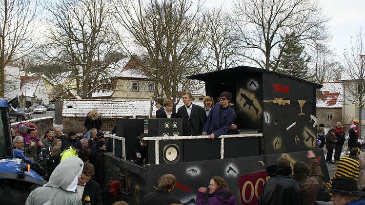 Lauter coole Geheimagenten: die Kerwasjugend vom SC Trossenfurt-Tretzendorf.