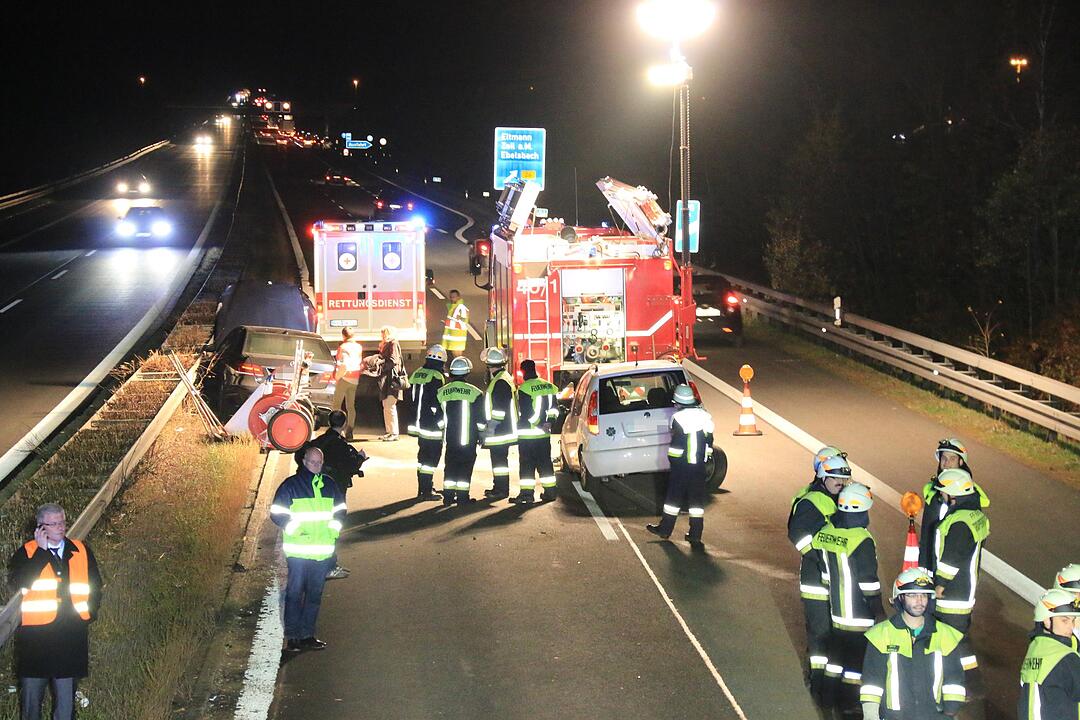 Unfall A70 bei Eltmann