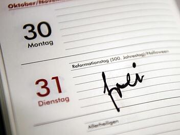 Langes Wochenende im Oktober - Reformationstag