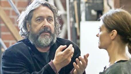 "Wie im Himmel": Szene mit Kerstin Hänel und Stephan Mertl .Foto: Jochen Berger