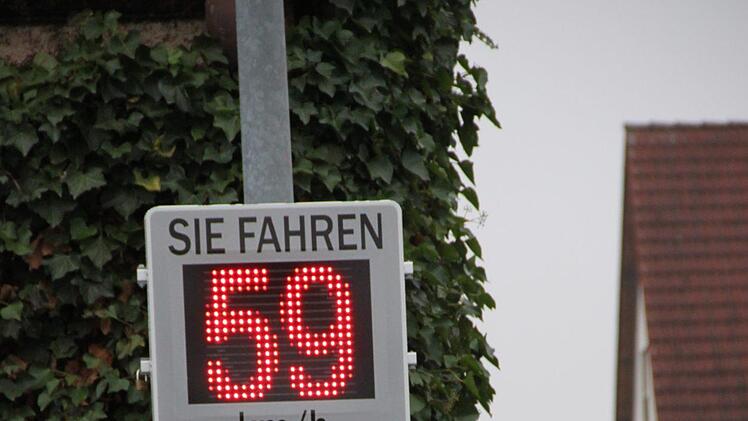 Hier war ein Autofahrer zu schnell unterwegs.Anita Haub