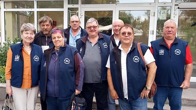 Die Liga-Skater des Skat Clubs: Elisabeth Weber, Silvio Grützner, Conny Westhoff, Thomas Flurschütz, Martin Stadler, Christian Erdenbrecher, Axel Turloff, Matthias Schreiner.