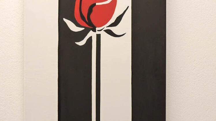 Michaela Ulrich: Rose - mit Herzen