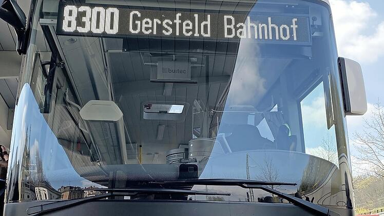 So sieht er aus, der Überlandbus, der die Anbindung von fränkischen und hessischen Gemeinde an das Bahnnetz verbessern soll