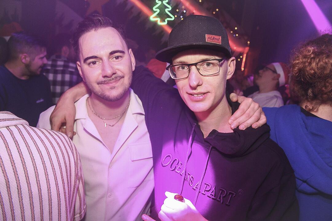 Partystimmung an Heiligabend