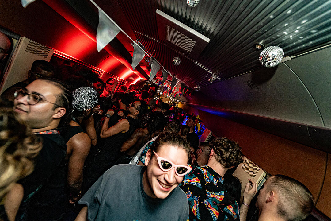 Die beste Party im Zug!