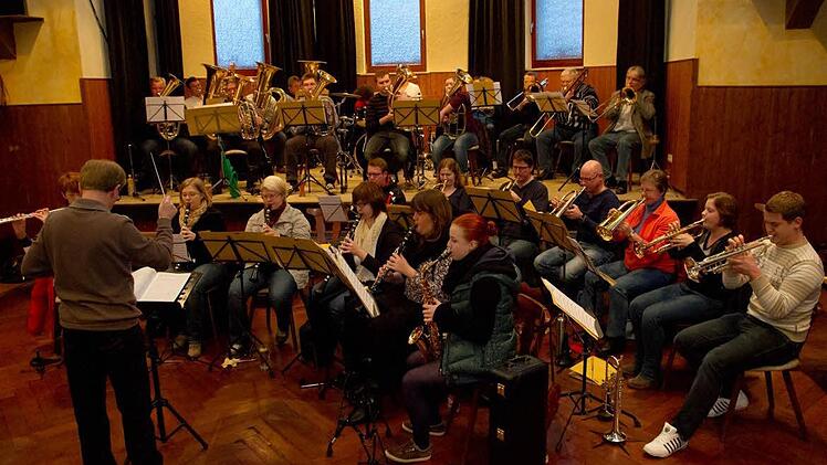 Probe im Saal.