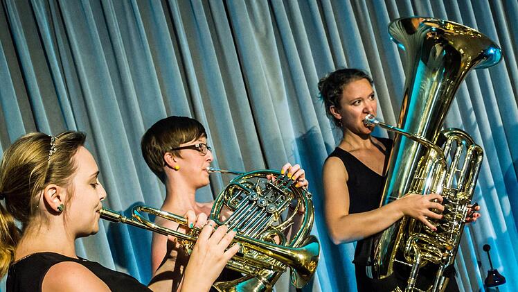 Das Blechbläserinnen-Quintett Brassessoires gastierte in Coburg.Foto: Jochen Berger