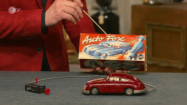 Das "Auto Fox" stammte von der Firma Gescha der Gebrüder Schmidt (Nürnberg) aus dem Jahr 1955.