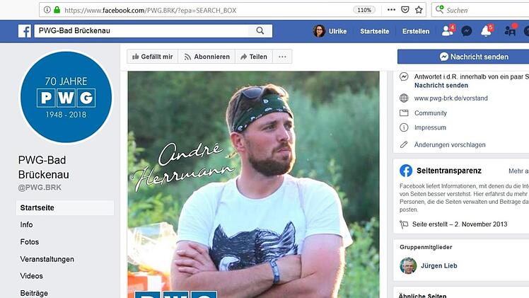 Seit 20. Oktober stellt die PWG jeden Tag auf Facebook einen Interessenten für den Stadtrat vor. Offiziell nominiert sind die Kandidaten aber noch nicht. Screenshot: Ulrike Müller