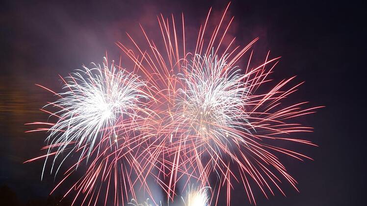 Eindrücke vom Rakoczy-Feuerwerk. Foto: Peter Rauch