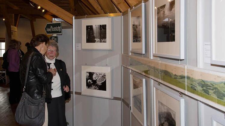 Ausstellungseröffnung auf Schloss Aschach  Foto: Björn Hein