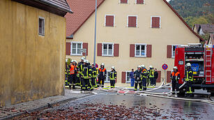 Scheune brennt: Großbrand in Mittelfranken führt zu hohem Sachschaden