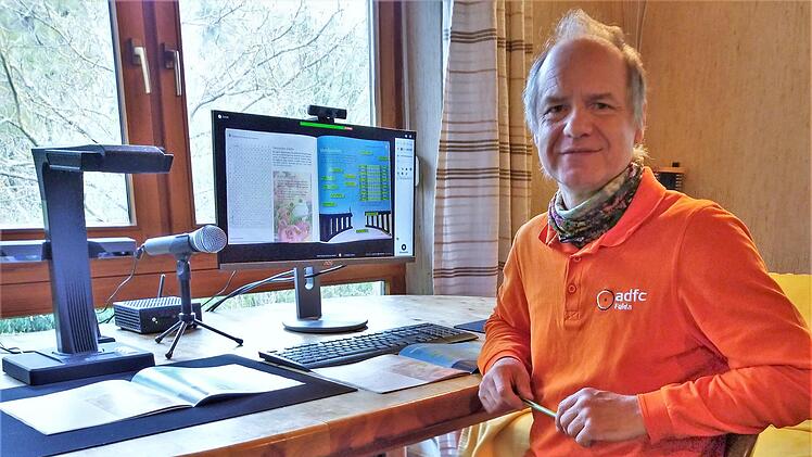 André Pfister, Leiter der MS-Selbsthilfegruppe, ist Moderator beim Online-Gedächtnistraining.  Foto: Sonja Pfister