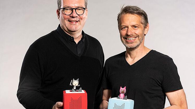 Marcus Stahl Patrick Fassbender mit Tonieboxen