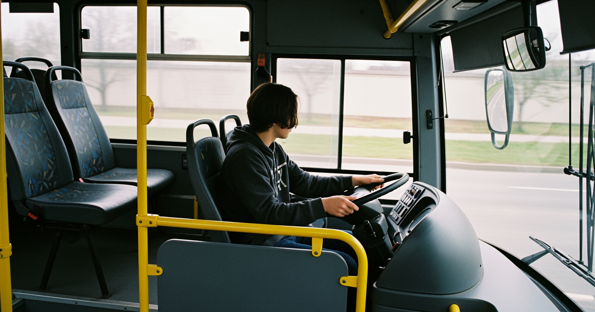 Wiesbaden: Teenager (15) drives girlfriend to school in stolen bus