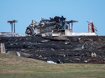 US-Kampfjet auf Air Base Spangdahlem abgest&uuml;rzt