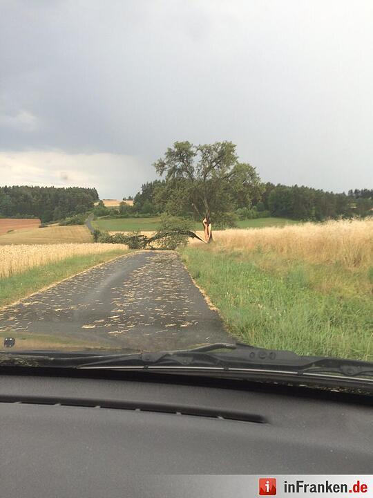 Gewitter in Franken am Mittwoch