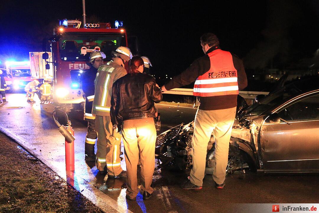 Unfall auf B26 bei Steinbach