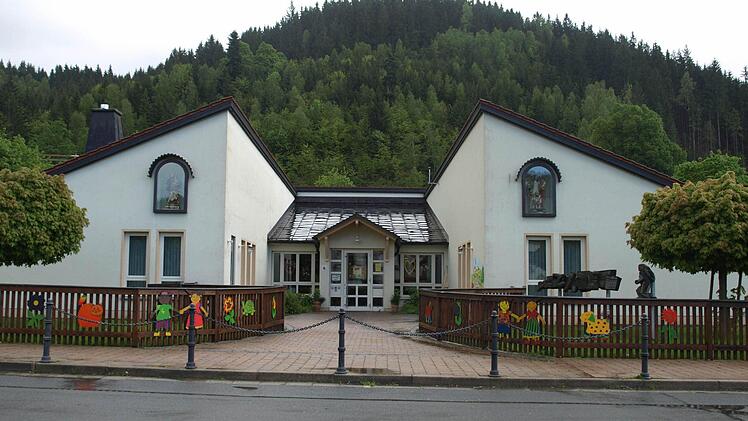 So sieht der Kindergarten St. Marien heute vom Eingang her aus.
