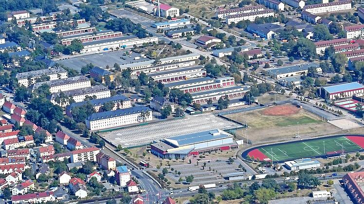 Blick auf das Aus- und Fortbildungszentrum der Bundespolizei auf dem ehemaligen Kasernengel&auml;nde Foto: Ronald Rinkl&ouml;ef