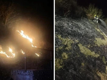 Baiersdorf: Brand am Bahnhof löst Feuerwehreinsatz aus - "März ist Waldbrandzeit"