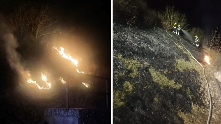 Baiersdorf: Brand am Bahnhof löst Feuerwehreinsatz aus - "März ist Waldbrandzeit"
