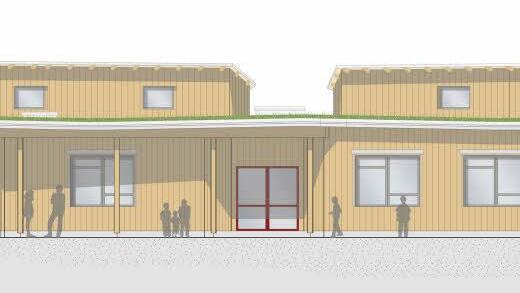 1,2 Millionen Euro kostet der Nebau der Waldorfschule Wernstein. Grafik: Architekturbüro Pastner