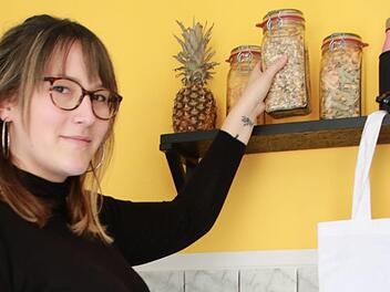 Julia Schappert möchte in der Innenstadt einen Unverpackt-Laden eröffnen.Foto: Katrin Geyer