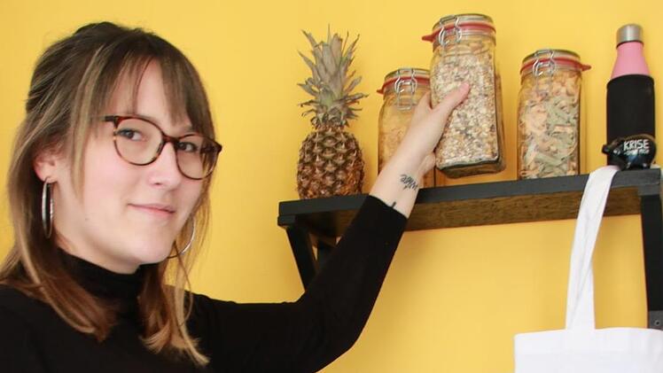 Julia Schappert möchte in der Innenstadt einen Unverpackt-Laden eröffnen.Foto: Katrin Geyer