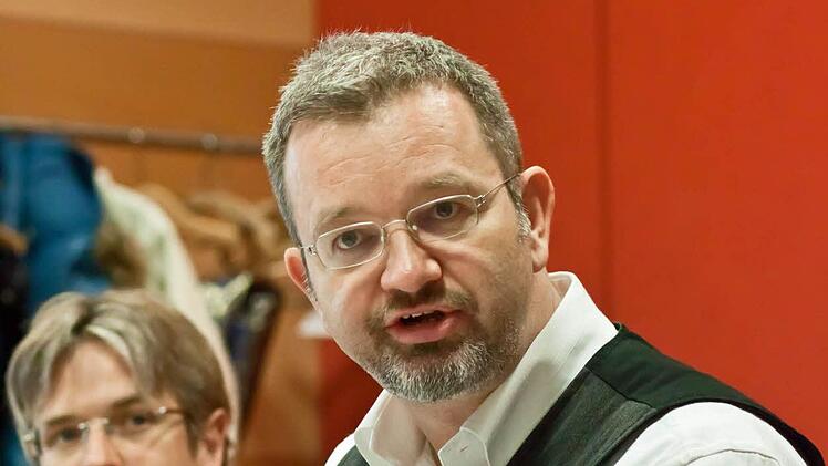 Komponist Roland Fister (links) und Ausstatter Michael Heinrich