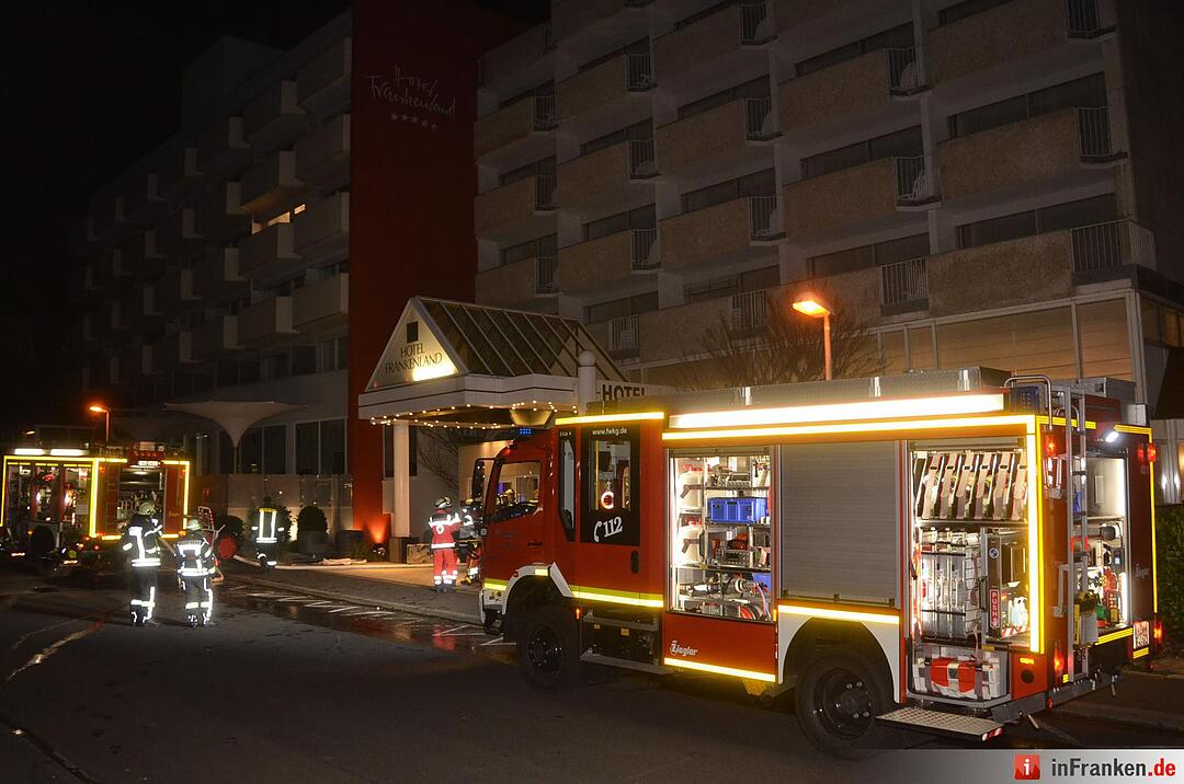 Hotelbrand in Bad Kissingen: 130 Gäste evakuiert