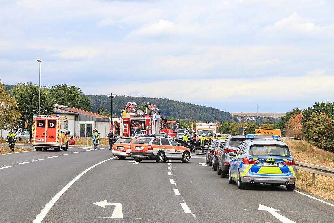 Unfall im Kreis Bamberg: Kinder nach Frontalzusammenstoß verletzt
