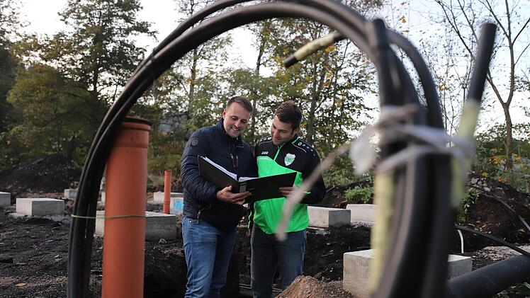 Zwei Jahre Planungsarbeit liegen hinter Daniel Weißerth (links) und René Schubart, nun kann es losgehen. Die ersten Schritte ihres Konzepts werden derzeit sogar schon umgesetzt. Foto: Marian Hamacher