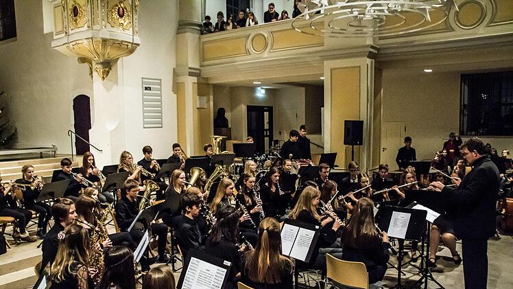 Impressionen vom weihnachtlichen Konzert des Gymnasiums Albertinum in der Coburger MorizkircheFoto: Jochen Berger