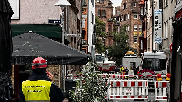 Gas-Austritt in Nürnberger Innenstadt