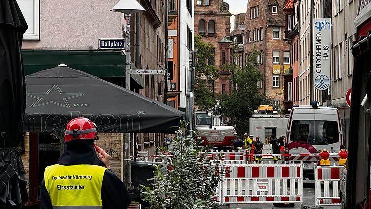 Gas-Austritt in Nürnberger Innenstadt