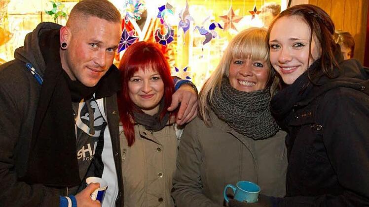 Daan Becker,  Tina Krüger,  Madelaine Fischer und Joanna Koba hatten ihren Spaß