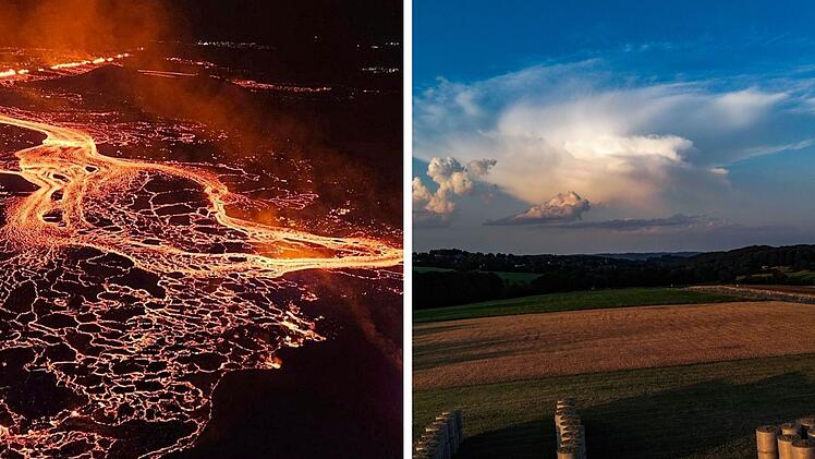 Giftwolke zieht nach Vulkanausbruch heute über Deutschland - wie sieht es in Franken aus?